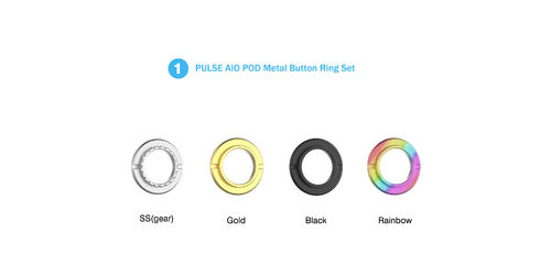 Pulse AIO POD Metal Button Ring Set by Vandy Vape