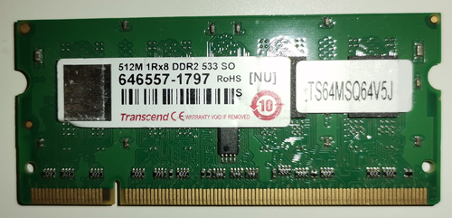 Transcend - RAM DDR2 533 512MB