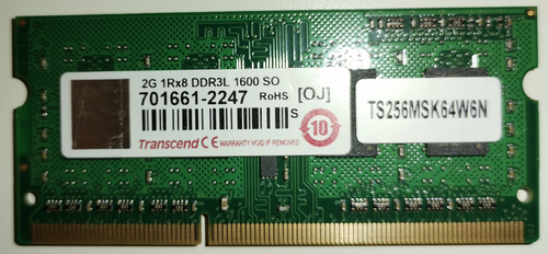 Transcend - RAM DDR3L 1600 2GB