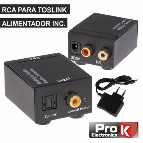 conversor audio rca-toslink prok